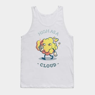 high as a cloud Tank Top